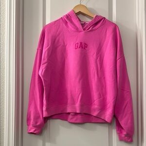 GAP Women's Vibrant Pink Hoodie
